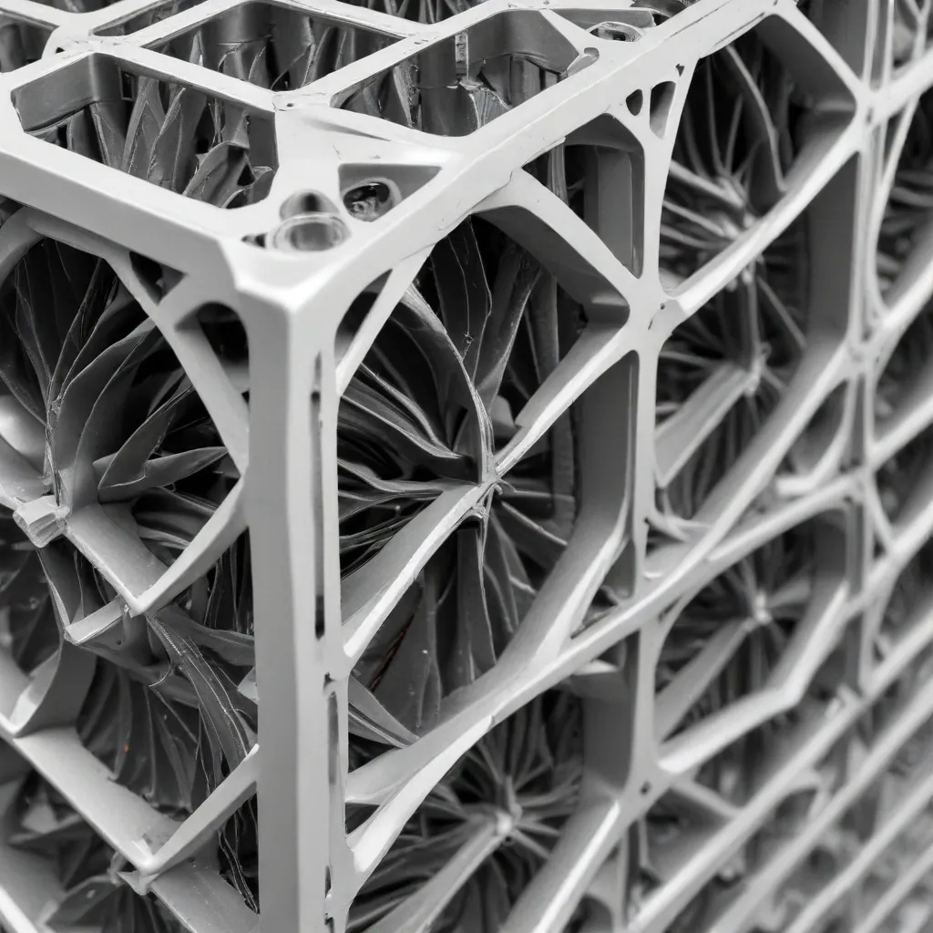 Additive manufacturing of air-cooled heat exchangers with complex internal structures